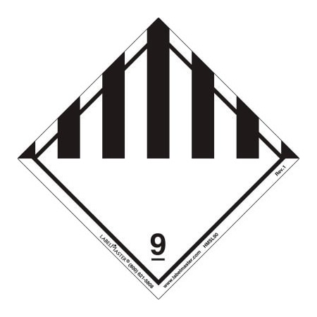 American Labelmark Co LabelMaster HMSL90 Miscellaneous Dangerous Goods Label, PVC-Free Film, 500/Roll HMSL90